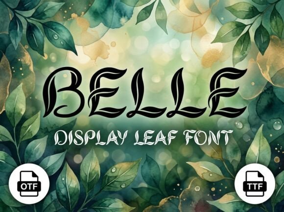 Belle: The Avant-Garde Display Font That Commands Attention