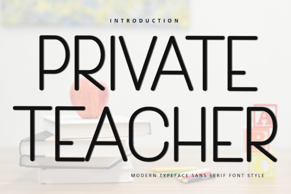 Bring Holiday Magic to Every Project with the Private Teacher Font