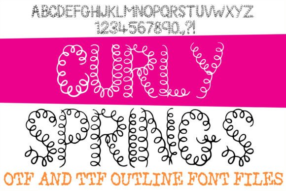 Curly Springs: A Typeface That Bounces with Personality