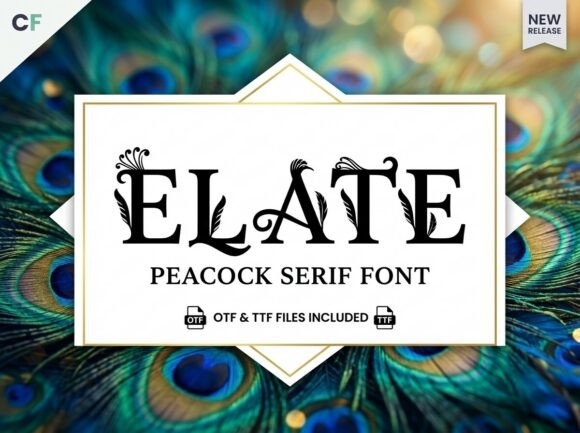 Elate: Command Royal Attention with This Premium Serif
