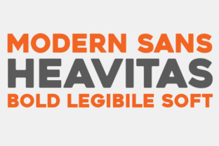 Heavitas: A Modern Sans Serif for Bold Statements