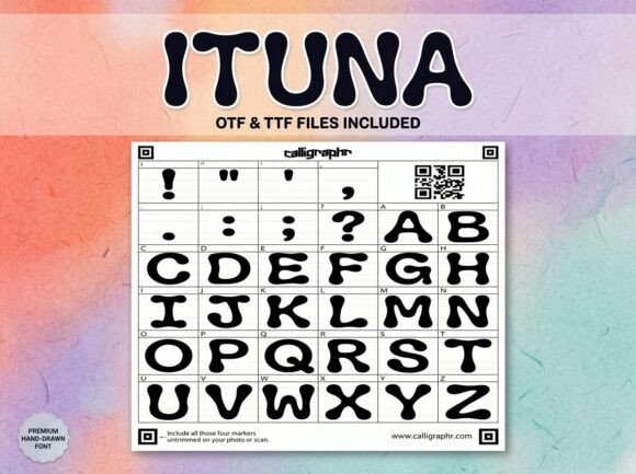 Ituna: A Decorative Font for Distinctive Branding