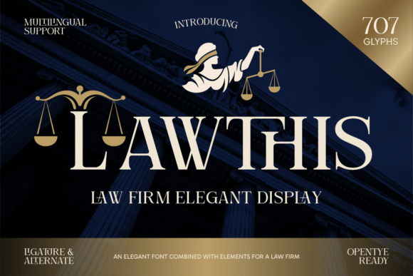 Lawthis: A Premium Serif Font for Professional Branding
