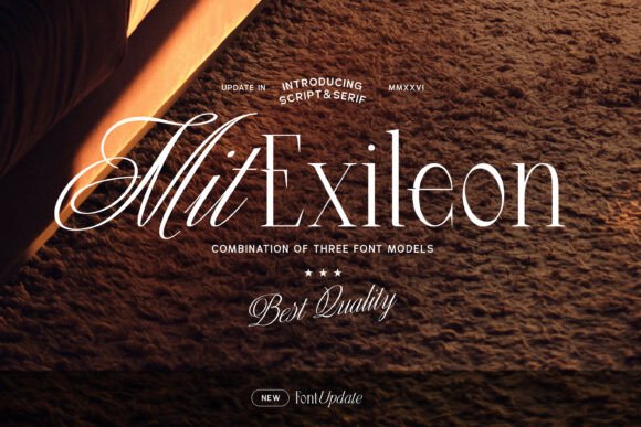 MIT Exileon: A Modern Script and Serif Hybrid