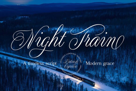 Night Train: A Typeface for Cinematic Luxury