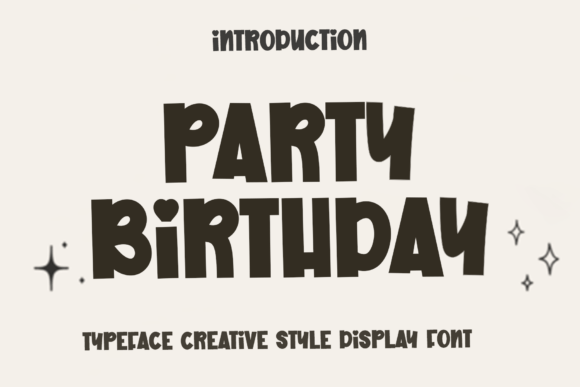 Party Birthday: A Font That Brings Joy to Your Designs