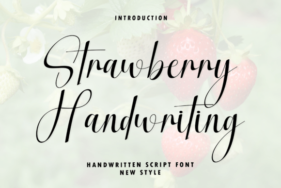 Strawberry Handwriting: Elevate Your Visual Identity