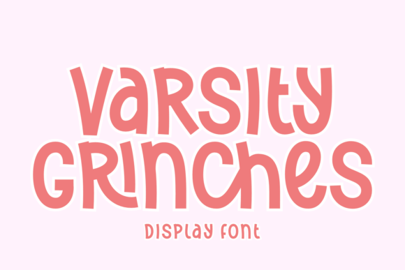 Varsity Grinches: The Dynamic Typeface for Athletic and Academic Designs
