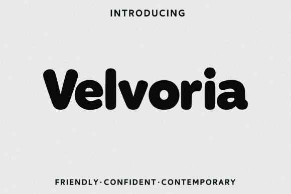 Velvoria: The Bold Display Font for Modern Branding